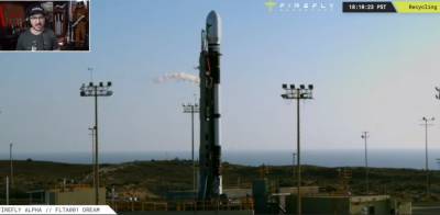 Американско-украинская компания Firefly запустила космическую ракету Alpha: она взорвалась в небе
