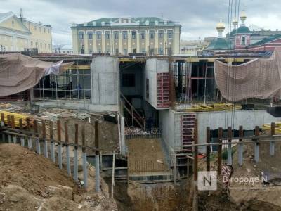 Появились фото строительства фуникулера в Нижегородском кремле