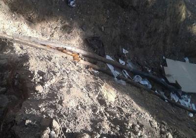 Рязанцы сообщили о раскопанном электрическом кабеле в Горроще