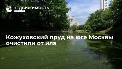 Кожуховский пруд на юге Москвы очистили от ила