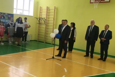 В Глазковской школе Мичуринского района открыли спортзал