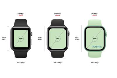 Рендеры Apple Watch Series 7 демонстрируют увеличенный дисплей и обновленные циферблаты