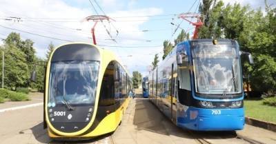 Киев получил первый трехсекционный трамвай &quot;Татра-Юг&quot; новой модели и еще три Pesa (ФОТО)