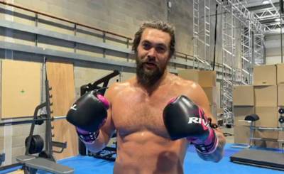 Men’s Health (Австралия): интенсивная тренировка по боксу от Аквамена – Джейсон Момоа за работой