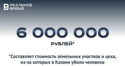 В Казани застрелили человека из-за земельных участков и цеха за 6 млн рублей — это много или мало?