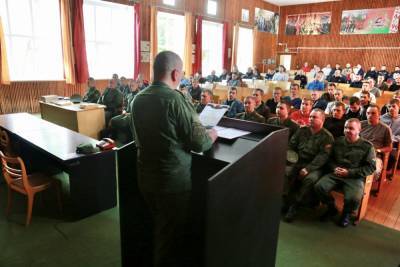 В регионе завершились сборы военных инженеров, призванных из запаса