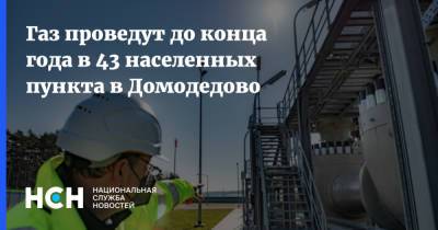 Газ проведут до конца года в 43 населенных пункта в Домодедово