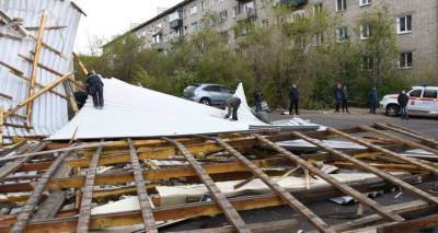 На Урале ураган снес крышу вуза