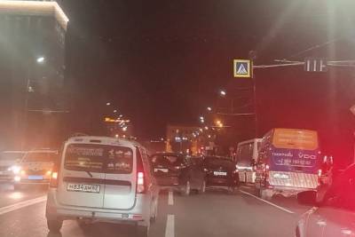 На Первомайском проспекте в Рязани столкнулись пять машин
