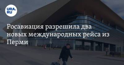 Росавиация разрешила два новых международных рейса из Перми