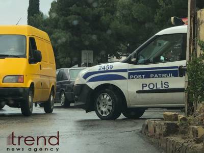 Детали с места убийства, совершенного сотрудником полиции в Баку (ФОТО)