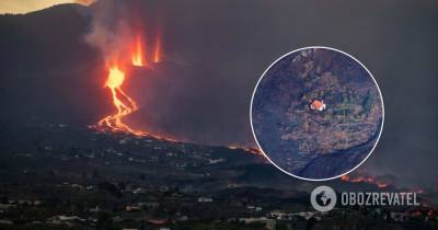Извержение вулкана на Канарах - уцелевший дом пенсионеров накрыла лава