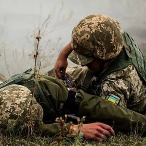 В зоне ООС погиб украинский военный