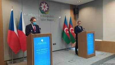 В Баку проходит пресс-конференция глав МИД Азербайджана и Чехии - прямая трансляция (ФОТО)