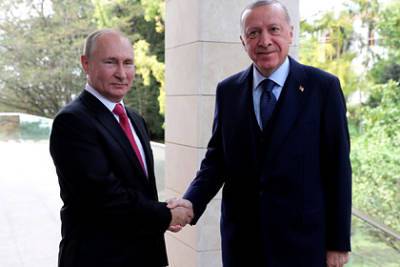 Путин с Эрдоганом подтвердили приверженность договоренностям по Сирии