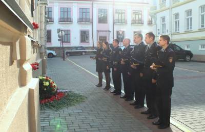 Руководство и сотрудники управления Государственного комитета судебных экспертиз по Гродненской области почтили память офицера КГБ