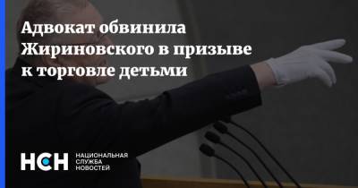 Адвокат обвинила Жириновского в призыве к торговле детьми