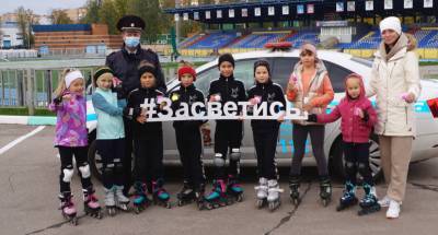 В Красногорске для юных фигуристок провели урок дорожной безопасности