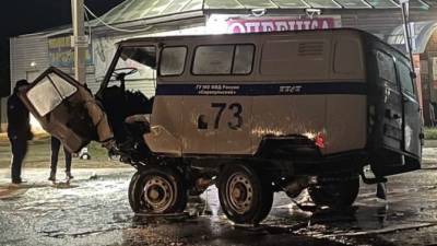 Пьяный водитель на встречной полосе врезался в полицейский автомобиль - usedcars.ru - респ. Удмуртия - Сарапул
