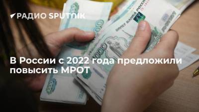 Кабмин РФ предложил повысить МРОТ до 13 617 рублей в следующем году