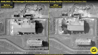 Взрыв на секретном заводе в Иране: так разрушения выглядят со спутника