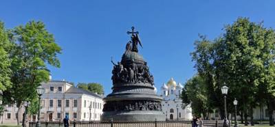 В Великом Новгороде исследователи нашли внутри памятника «Тысячелетие России» надписи