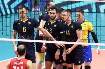 Сборная Украины по волейболу проиграла Сербии на групповом этапе ЧЕ