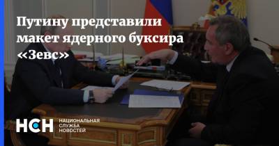 Путину представили макет ядерного буксира «Зевс»