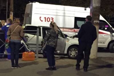 В Курске на улице Сумской в ДТП пострадали два человека