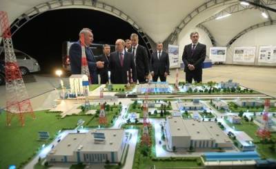 Путин в Амурской области ознакомился с ходом строительства второй очереди космодрома Восточный