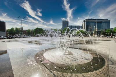 В Краснодаре фонтан на Главной городской площади «выступит» под музыку Римского-Корсакова