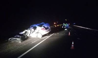 Водитель погиб на трассе «Кола»: его машина столкнулась с грузовиком