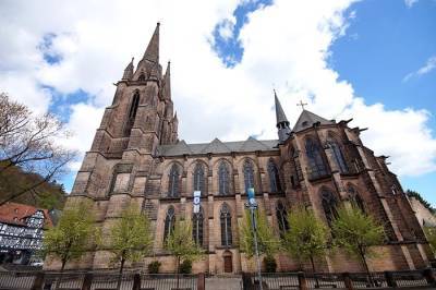 Марбургская церковь Святой Елизаветы реставрируется