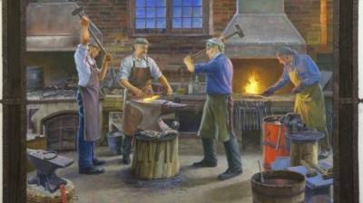 В музее Кузнецка появилась картина в честь мастеров клещей и молота