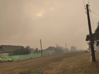 Эвакуированные из-за пожара жители села в Башкирии вернулись домой