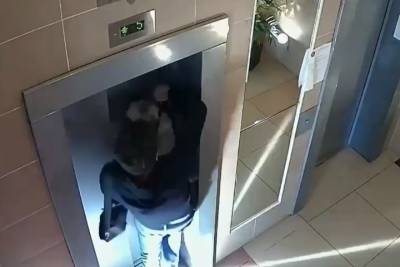Москвич в последний момент спас собаку с застрявшим в лифте поводком
