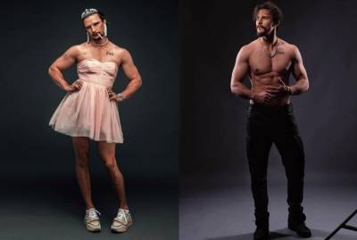 Секс-символ украинского кино Тарас Цымбалюк устроил фотосессию в женском платье и с макияжем