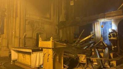 Уникальный орган сгорел дотла, – епископ о пожаре в костеле святого Николая