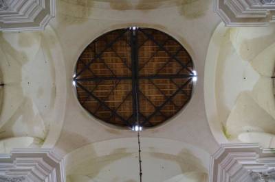 В Будславском костеле завершились работы по страховке купола