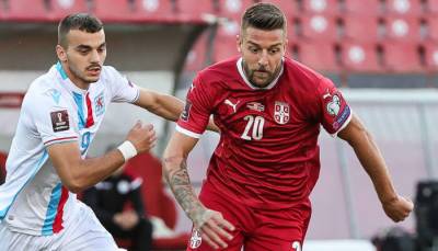 Гол хавбека Ворсклы Оливье Тилля не помог Люксембургу обыграть Сербию в отборе на ЧМ-2022