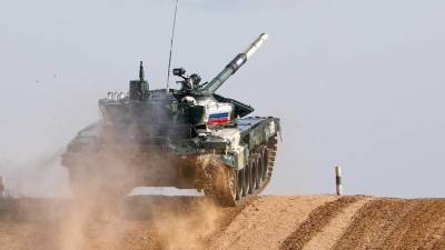 Военнослужащие РФ выиграли конкурс «Танковый биатлон» в Подмосковье
