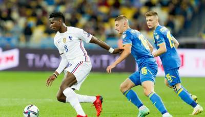 Украина и Франция сыграли вничью в отборе на ЧМ-2022