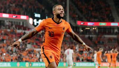 Нидерланды разгромили Черногорию в матче отбора на ЧМ-2022