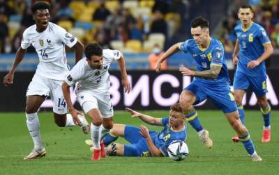 Украина и Франция вновь расписали ничью в отборе на ЧМ-2022