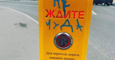 Россиянин нашел светофор с «мотивирующей» кнопкой в Москве