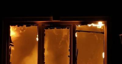 В Полесском районе при пожаре в доме с мансардой пострадал человек