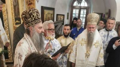 В Цетине завершилась интронизация нового митрополита Черногории СПЦ