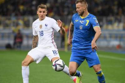 Ярмоленко прокомментировал ничью в матче Украина — Франция