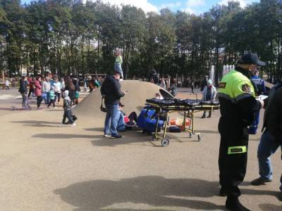 Женщина получила травму на детской площадке в «Швейцарии»