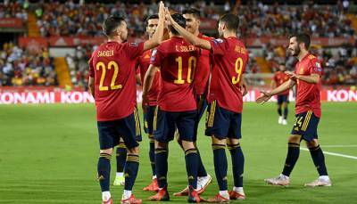Испания уверенно победила Грузию в отборочном матче ЧМ-2022